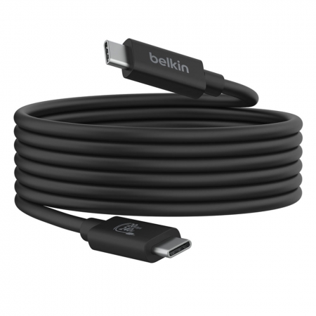 Belkin Thunderbolt 4 Type-C 240W＋20Gbps 高速傳輸充電線 （INZ004bt2MBK）