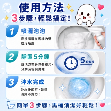 【KAO日本花王 浴廁馬桶泡沫清潔劑 300ml】浴廁馬桶 除臭 除菌 消臭