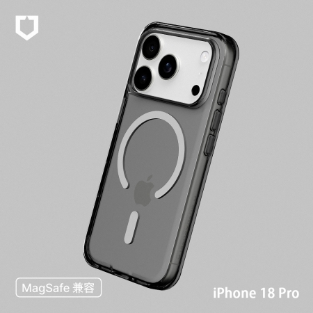 犀牛盾 Clear MagSafe兼容_透明/酷墨灰_iPhone 17Pro/18Pro 系列
