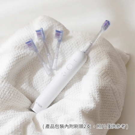 加贈6支刷頭【G-PLUS 拓勤】GP V波 音波電動牙刷 （ET-A006S） 白色
