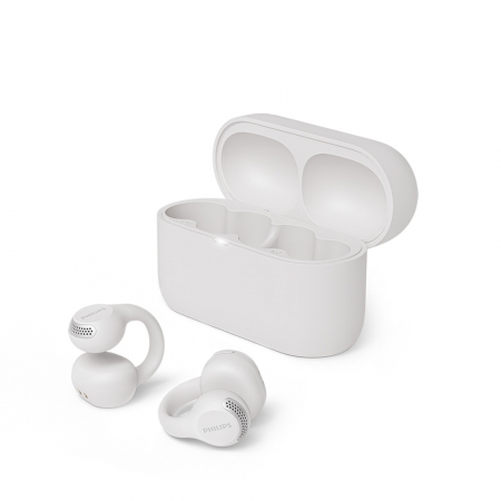 PHILIPS AI麥克風長續航耳夾式無線藍牙耳機 TAQ2000 耳夾設計 夾耳式 開放導音