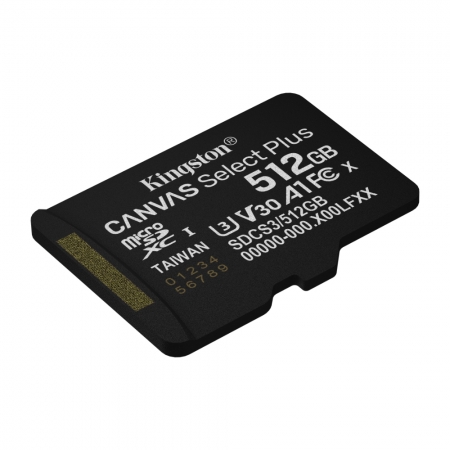 金士頓 Canvas Select Plus 記憶卡 512GB microSD KTCS3 代理商公司貨（KTCS3-512G）