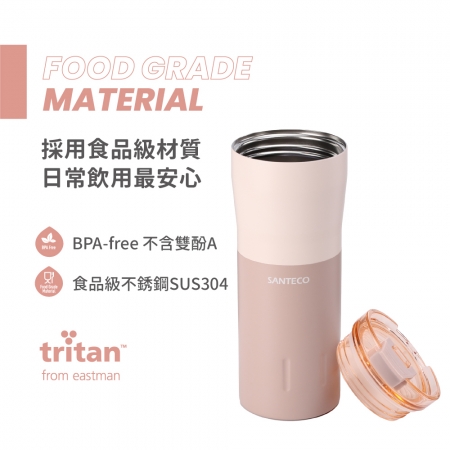 【好買點數放大】Santeco KARIBA 上蓋保溫瓶 500ml 二入組