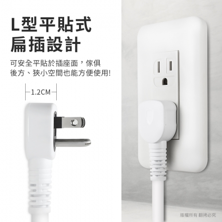【好買點數放大】aibo 氮化鎵 1開4插PD25W過載警示斷電 延長線-1.8米（過載警示蜂鳴器）