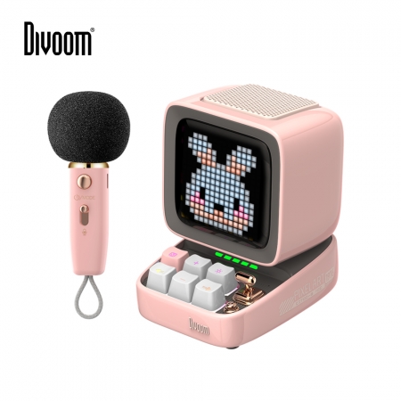 【好買點數放大】【Divoom】Ditoo-5M  行動KTV像素藍牙喇叭（三色）