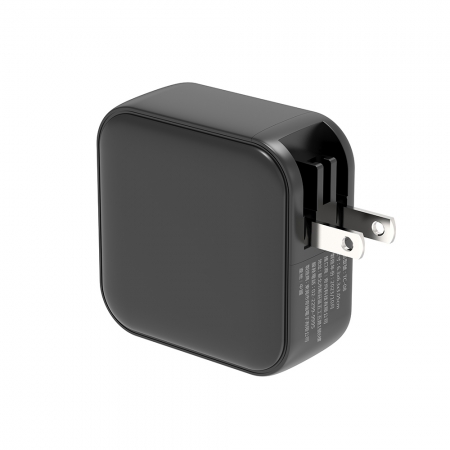  HODA 100W GaN氮化鎵 智慧方型四孔 電源供應器 / 極速智能 充電器 黑 內附100W C to C充電線 （HODA-21601）