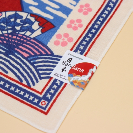 京都手帕-頭巾BANDANA系列-日本地圖