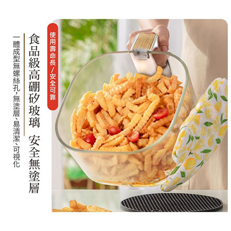 【SONGEN】松井3D熱旋晶鑽玻璃氣炸鍋/烘烤爐/氣炸烤箱 SG-425GAF