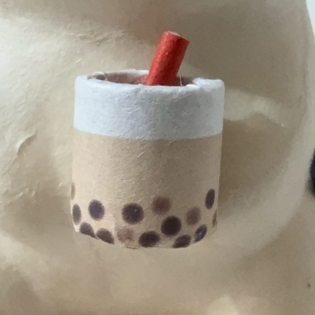 【龍虎堂】荷風日立獨家限定款京都手作擺飾-大笑貓-珍珠奶茶 限時85折/售價已是折扣價