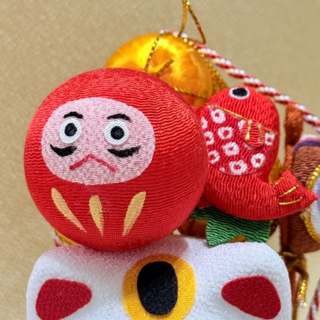 【龍虎堂】京都手作縮緬擺飾-好運連連招財貓 限時85折/售價已是折扣價