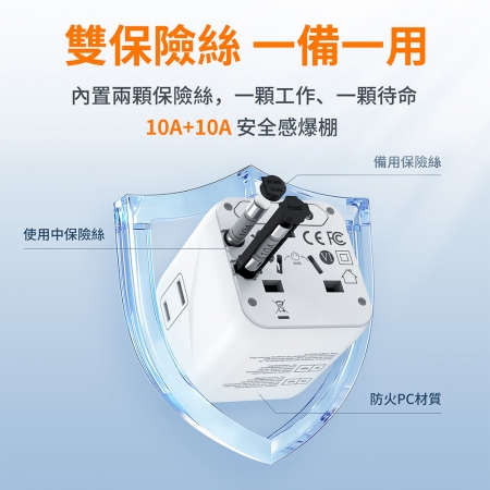 TESSAN 全球通用型旅行轉接頭（萬國轉接頭）