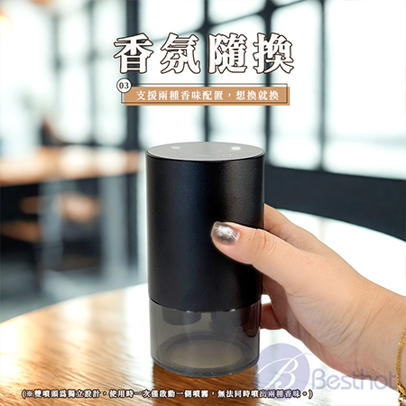 【Besthot】無水雙噴香薰機 下單即贈精油 車用香薰 雙瓶擴香機