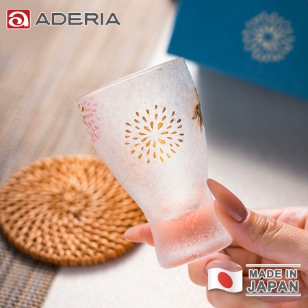 【ADERIA】日本製 金魚花火酒杯/清酒杯對杯組100ml