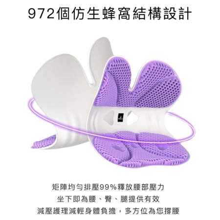 【思菲其】人體工學護腰坐墊/坐姿椅-超羽感系列
