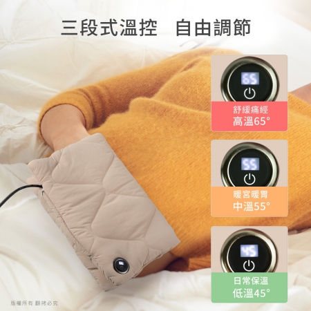 aibo 輕暖柔USB三段溫控暖手袋（暖腰/暖宮/暖背/暖腳）附USB延長線