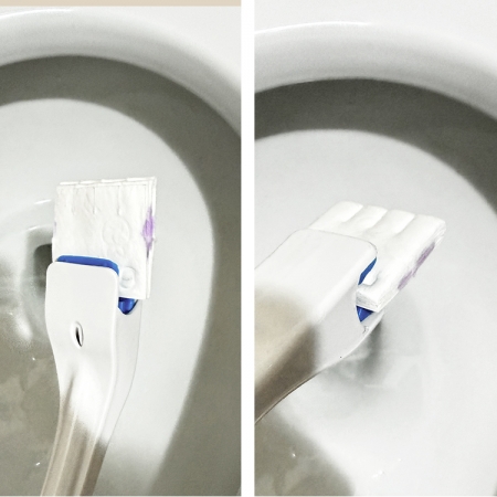 不沾手拋棄棉馬桶刷組-薰衣草-2組