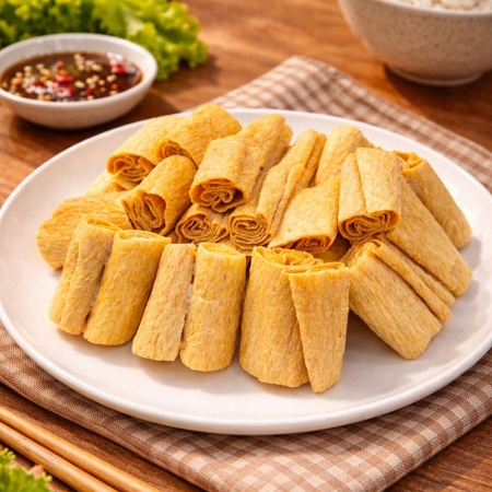 【旺意香】常溫純素小麥豆捲6包（100g/包）