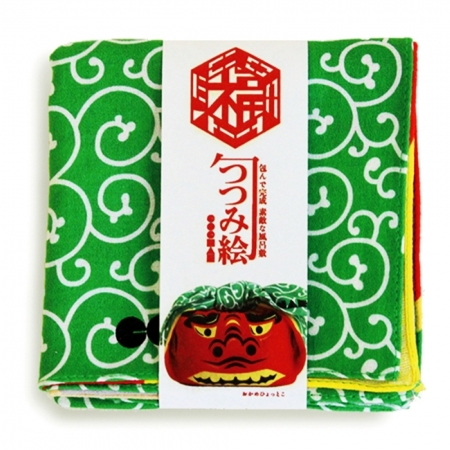 京都風呂敷包巾-cochae 中巾-小偷與舞獅 （限時85折/售價已是折扣價）