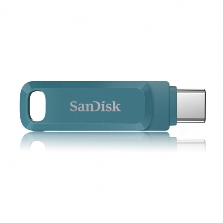 SanDisk【2TB】Ultra GO TYPE-C 雙用 OTG 旋轉隨身碟 400MB/s 手機 平板適用 海灣藍（SD-DDC3-NBB-2TB）