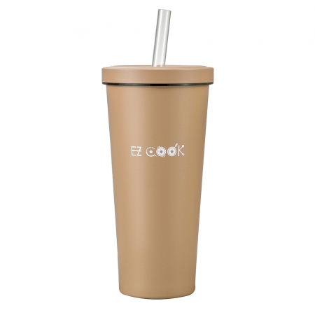 EZ COOK 陶瓷雙層奶茶杯750ml EZC-DC751