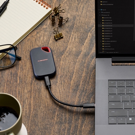SanDisk Extreme 1TB 行動固態硬碟 SSD Type-C 外接硬碟 SDSSDE70（SD-SSDE70-1TB）
