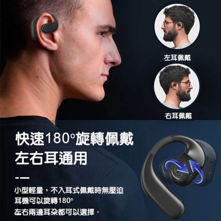 Fit Q66 開放式單耳藍牙耳機 （左右耳通用/掛耳式/長待機）