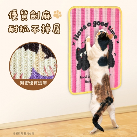 貓本屋 劍麻黏牆貓抓墊（耐抓不掉屑）