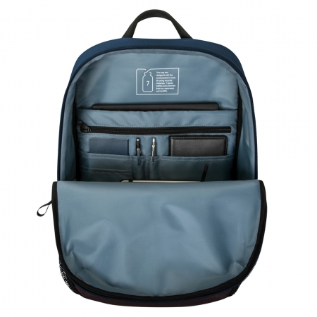【Targus】Sagano EcoSmart 15.6 吋校園後背包 - 拼接藍 TBB63602（TG-TBB63602）