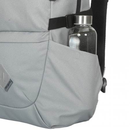 【Targus】EcoSmart Spring 15–16吋 環保系列後背包 附防雨罩 －灰色（TG-TBB66104GLR）
