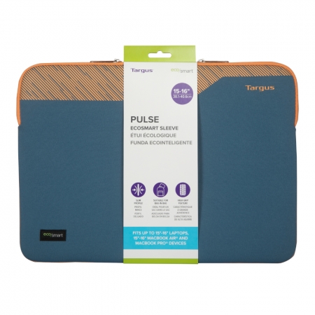 【Targus】Pulse II EcoSmart 15-16吋 環保輕薄內膽包 筆電保護包 - 藍色 TBS97102（TG-TBS97102）
