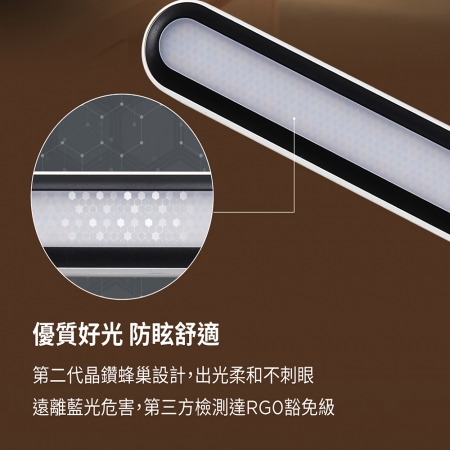 PHILIPS 飛利浦 酷雅 LED全光譜讀寫檯燈 PD048 66142 摺疊檯燈 充插兩用 三段調亮度