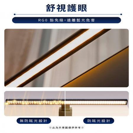 PHILIPS 飛利浦 PAS351 軒笛智能LED螢幕掛燈 螢幕燈 閱讀燈 護眼掛燈 55cm 手勢感應 平面曲面螢幕
