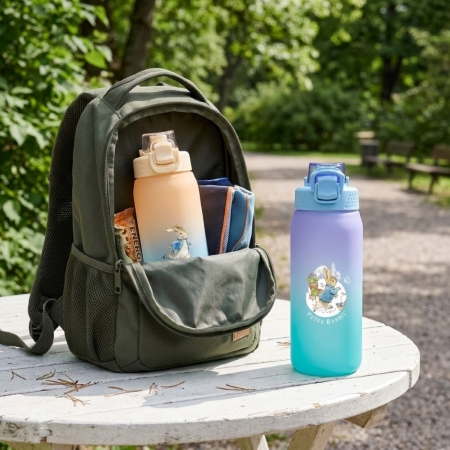 【PETER RABBIT 比得兔】Tritan食品級防摔運動水壺 850ml（花園 & 跑兔 二款可選）