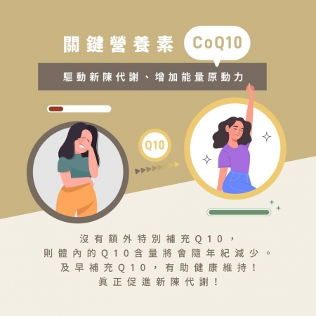 【能量應援】輔酵素CoQ10＋13合一黃金配方｜芯漾生醫｜珍貴成分：刺五加B葡聚糖＋維生素ABCDEK鈣鎂｜30粒鋁袋