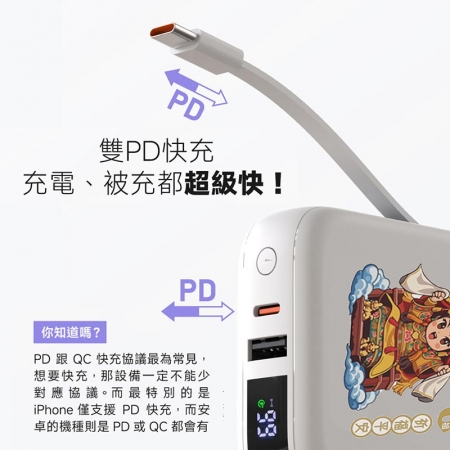 【好買點數放大】Polybatt 白沙屯媽祖聯名款 台灣製造 10000mAh 防爆固態行動電源 H20
