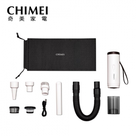 【CHIMEI奇美】隨手吸無線吸塵器/車用吸塵器 VC-HL09WH （雲霧白）