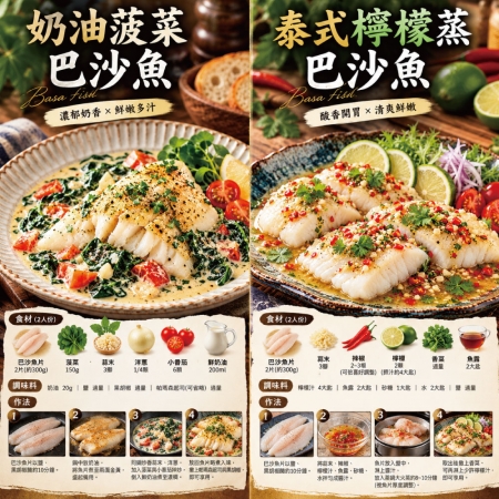 【小川漁屋】特級純天然無刺巴沙魚排（170~220g/片/純重無包冰）