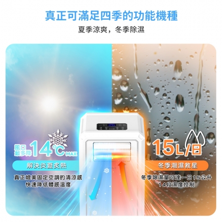 【DIKE】多功能移動式瞬涼水冷氣 HLE700-1 / BSMI認證通過