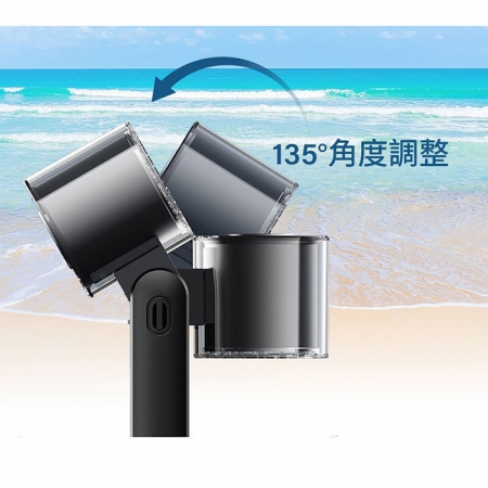 MCK 高速冷敷冰鎮手持風扇（四段風速/大容量電池/可折疊/可掛脖）MCK-FUN1