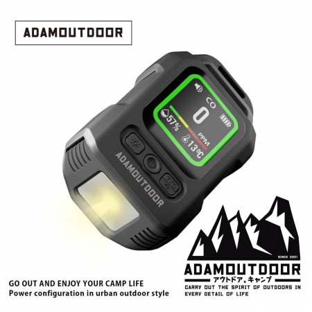 ADAMOUTDOOR｜攜帶式一氧化碳偵測警報器  （ADDT-MON200L）