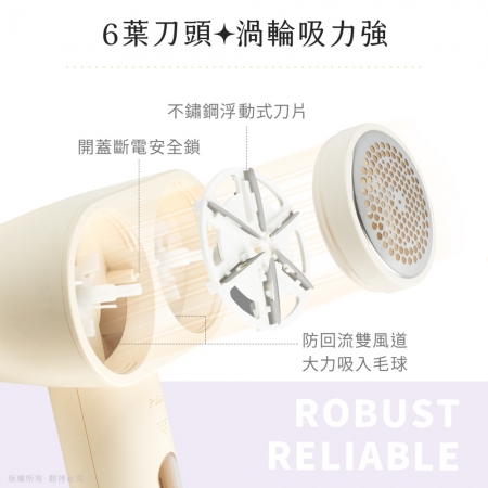 aibo 雙刀頭充電式 數顯電動除毛球機（三檔轉速）