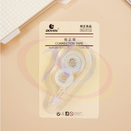 智慧型滾輪立可帶 一次性修正帶（帶寬5mm） 修正液替帶 立可白內帶 黏紙修正膠帶 文具原子筆/簽字筆