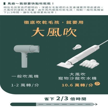 uah有哈 大風吹-寵物沙龍吹水機/吹風機