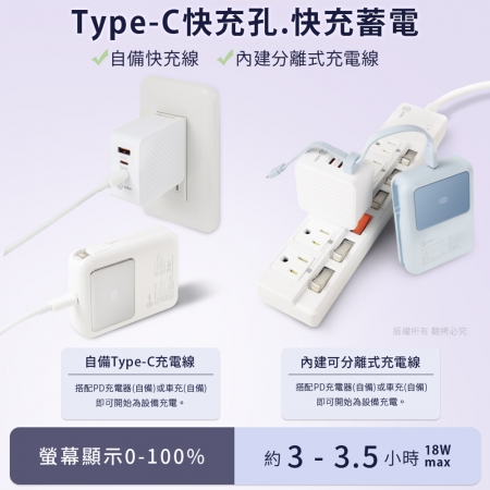 【好買點數放大】aibo  PD快充/無線磁吸/自帶雙線 數位顯示行動電源