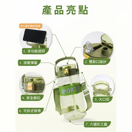 LINOX極限運動水壺-1200ml-3支