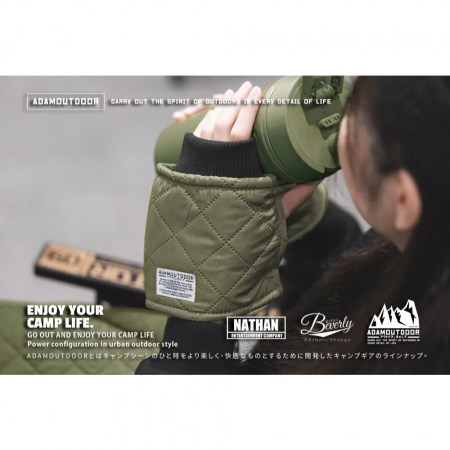  ADAMOUTDOOR 新款 USB急速加熱暖手套 軍用綠/黑/沙