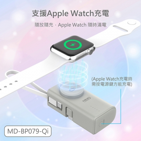 【好買點數放大】MINIQ 台灣製造 5000mAh Type-C多功能膠囊快充行動電源（自帶Type-C快充線）
