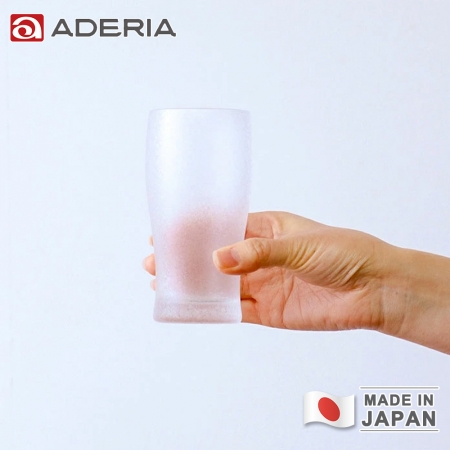 【ADERIA】日本製冰晶系列薄口玻璃杯250ml-3入組