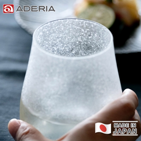 【ADERIA】日本製冰晶系列薄口酒杯360ml-3入組