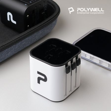 POLYWELL 萬國轉接插頭 多國旅行插頭 澳規 英規 歐規 插頭轉換 出國旅行必備 寶利威爾 台灣現貨